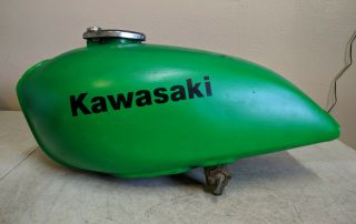 Vintage 1976 - 1977 Kawasaki Kz400 Gas Fuel Tank 51001 - 109 - 3p
