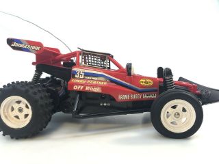 Vtg 1980 ' s Nikko Turbo Panther RC Car Remote Control Dune Buggy 35 Red Frame Toy 6