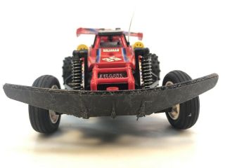 Vtg 1980 ' s Nikko Turbo Panther RC Car Remote Control Dune Buggy 35 Red Frame Toy 7