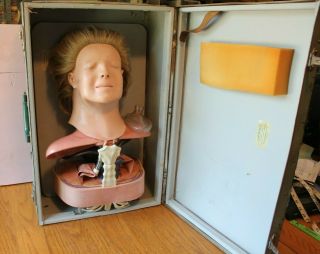 Ge Pickering Inc Cpr Dummy Anne Emergency Medical Training First Aid Vintage