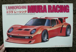 Lamborghini Miura Racing 1/20 Model Kit Fujimi Japan