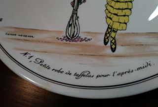 Vintage Villeroy & Boch Luxenbourg Design 1900 Art Deco Porcelain Dessert Plates 7