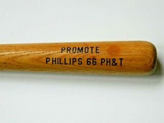 Vintage Mini Bat Louisville Slugger 125 Astros Joe Pepitone Promote Phillips 66 3