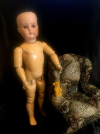 Antique Bisque Head Doll Cuno & Otto Dressel 22 "