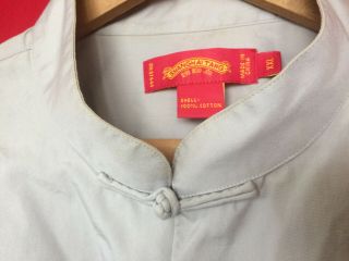 Rare Vtg Xxl Shanghai Tang Long Sleeve Knot Button Traditional China Shirt