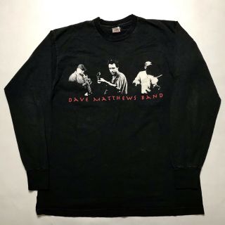 Vtg 90s Dave Matthews Band Remember Two Things Long Sleeve Shirt Xl Usa Tour