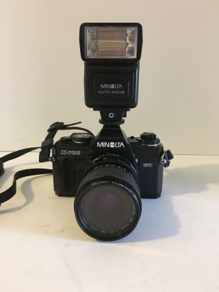 Vintage Minolta X - 700 Film Camera 55mm And Flash Not