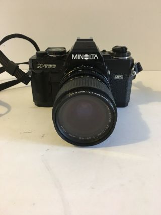 Vintage Minolta X - 700 Film Camera 55mm and Flash Not 3