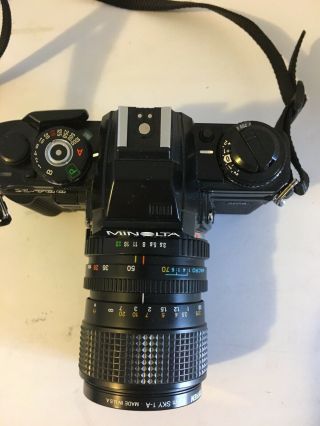 Vintage Minolta X - 700 Film Camera 55mm and Flash Not 4