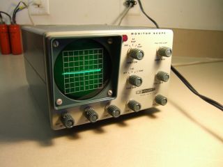 Vintage Heathkit Ho - 10 Ham Radio Monitor Scope - And