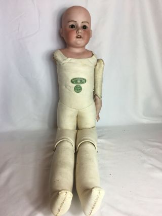 Antique German Bisque Doll 29 " Armand Marseille Florodora Stamped As Found