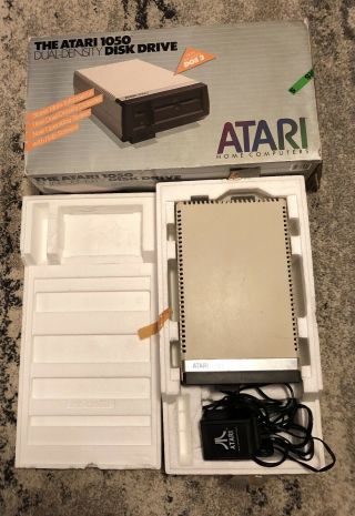 Vintage Atari 1050 Dual Density Disk Drive Home Computer Dos 3