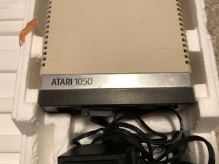 Vintage Atari 1050 Dual Density Disk Drive Home Computer Dos 3 4