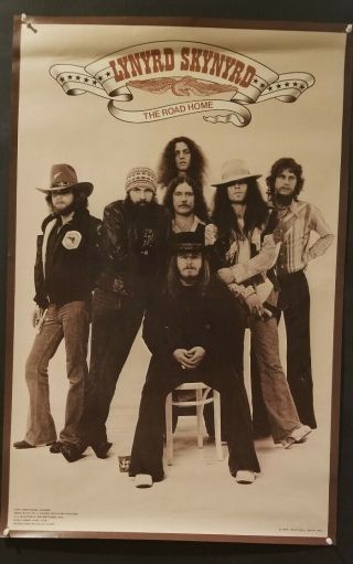 Vintage Lynyrd Skynyrd The Road Home Photo Shoot Poster 1977 And Album Poster.