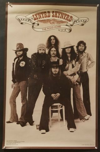 Vintage Lynyrd Skynyrd The Road Home Photo Shoot Poster 1977 and Album poster. 2