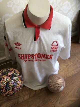 Nottingham Forest Rare Vintage Shipstones 1980’s Football Shirt Foc Postage 