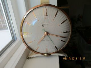 Vintage Rare Westclox Alarm Clock Of Tomorrow White Face 1955 - Well