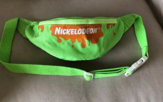 Vintage 90s Nickelodeon Fanny Pack Slime Green Rare 90s Htf
