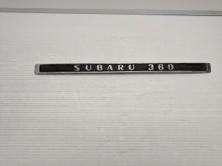 Vintage Subaru 360 Oem Part Engine Hood Emblem Subaru 360