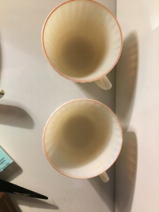 Vintage MacBeth Evans petalware 2 Coffee Cups 2