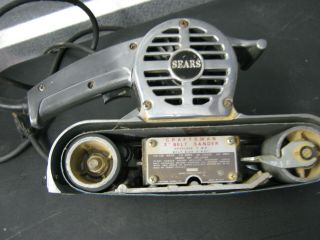 Vintage Sears Craftsman 315 - 22420 7 Amp 3 " X21 " Belt Sander