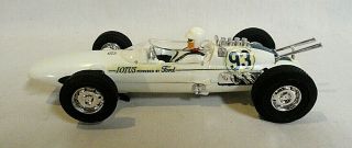 Rare 1960`s Strombecker Lotus Ford Indy Racer Vintage 1/24 Slot Car
