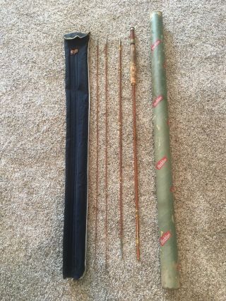 Vintage Heddon Split Bamboo Fly Rod Very Rare 125 Expert 9’ Unrestored Beauty