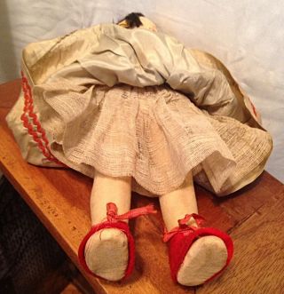 Antique Lenci Felt Doll 12.  5 