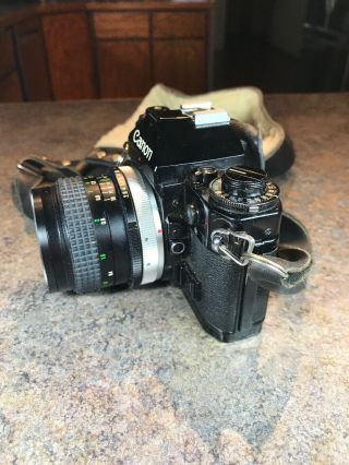 Vintage Canon A - 1 Camera 28mm 1:2.  8 Lens Great