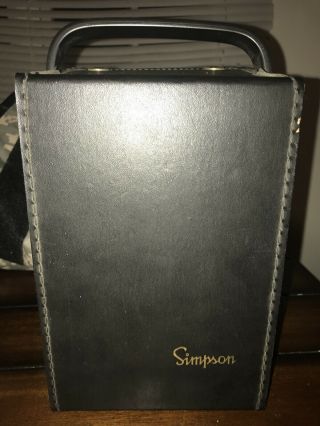 Simpson Model 260,  8p Series,  Milliameter - Case