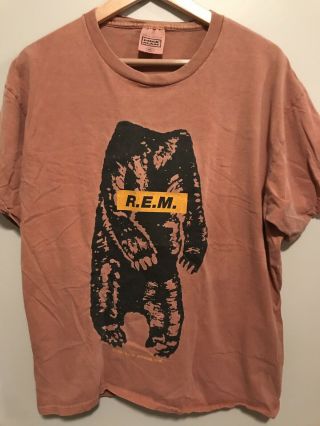 Vintage 1994 Rem " Monster " Concert Tour T Shirt Sz Xl Grunge Alternative
