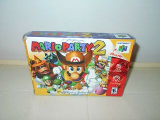2000 Vintage Nintendo N64 Mario Party 2 With Instructions