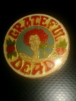 Grateful Dead Pin Vintage Pinback Bertha Mouse Kelley 1970 
