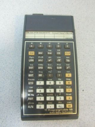Vtg Texas Instruments Ti 59 Programmable Calculator Library Module -