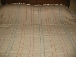 Vintage Camp Blanket Wool / Acrylic Faribo Faribault Minnesota Mcm