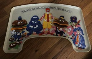 Mcdonalds Childs High Chair Tray Ronald Mcdonald Fast Food Vintage Characters