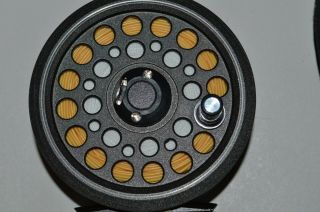 Sage Model 106M Fly Reel w.  line Made in England with WF5F line 4