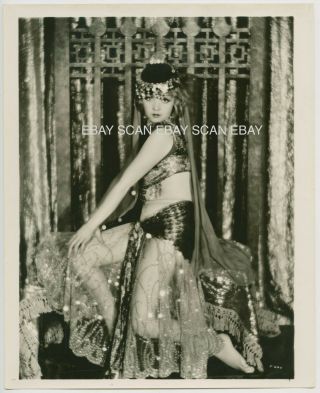 Alice White Sexy Leggy In Costume Vintage Portrait Photo