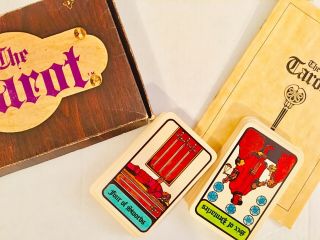 Vintage 1972 Hoi Polloi - The Tarot - Complete Deck W/ 80 Cards,  Booklet & Box