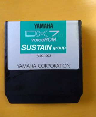 Vintage Yamaha Dx7ii Vrc - 1002 Sustain Group Rom Cartridge From Japan