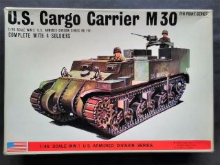 Vintage & Rare 1/48 Bandai U.  S.  Cargo Carrier M30 Model Kit