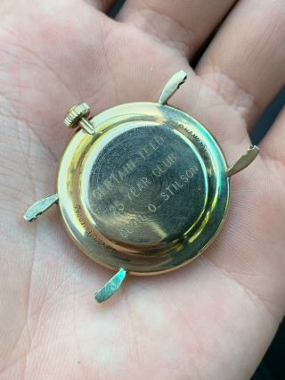 Vintage Men ' s Hamilton Masterpiece watch 10k gold filled 5