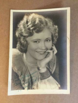 Nancy Drexel Very Rare Early Vintage Autographed Photo Westerns 1920s