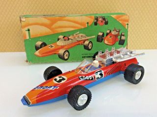 Vintage Soviet Russian Made In Ussr Plastic Metal Toy Race Car 70 