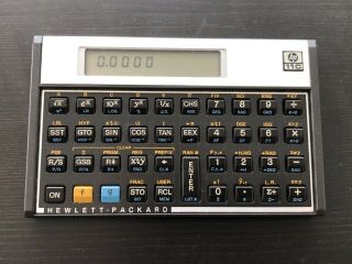 Vintage Hewlett Packard Hp 11c Scientific Calculator Made In Usa -