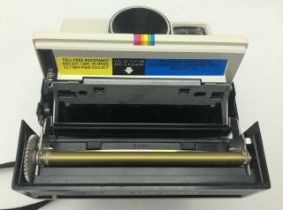 Vintage Polaroid One Step Rainbow Instant Land Camera Q Light Case - 5