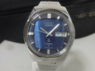 Vintage 1976 Seiko Quartz Watch [type Ii] 4623 - 9001 Band