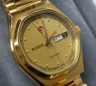 Rado Voyager Swiss Made Vintage Automatic Mens Watch