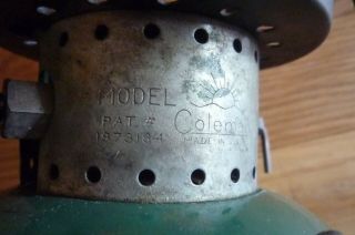 Vintage COLEMAN Gas LANTERN - No.  242C - Green - 3