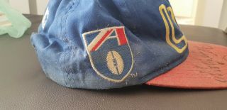 Vintage Starter Cap Fitzroy Lions AFL Signed by Kevin Murray,  Martin Pike,  Leon 2